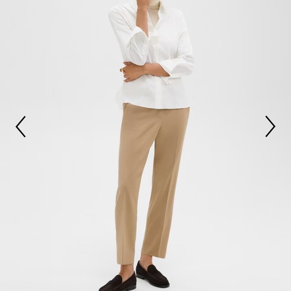 Theory Sleek Flannel Treeca Pant - Picture 2 of 4